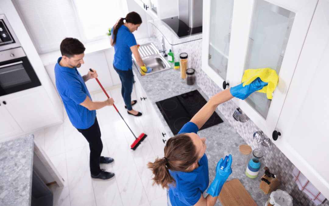 Professional cleaning helps maintain healthy and productive office environments.